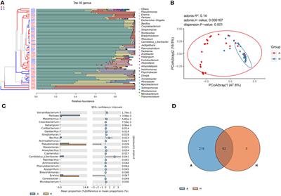 Potential functions of the shared bacterial taxa in the citrus leaf midribs determine the symptoms of Huanglongbing